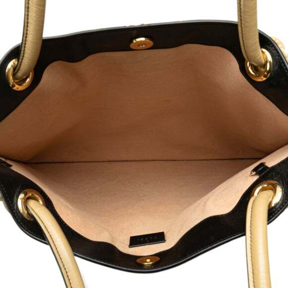 GUCCI Authentic Black Leather Horsebit Shoulder Bag - Picture 8 of 11